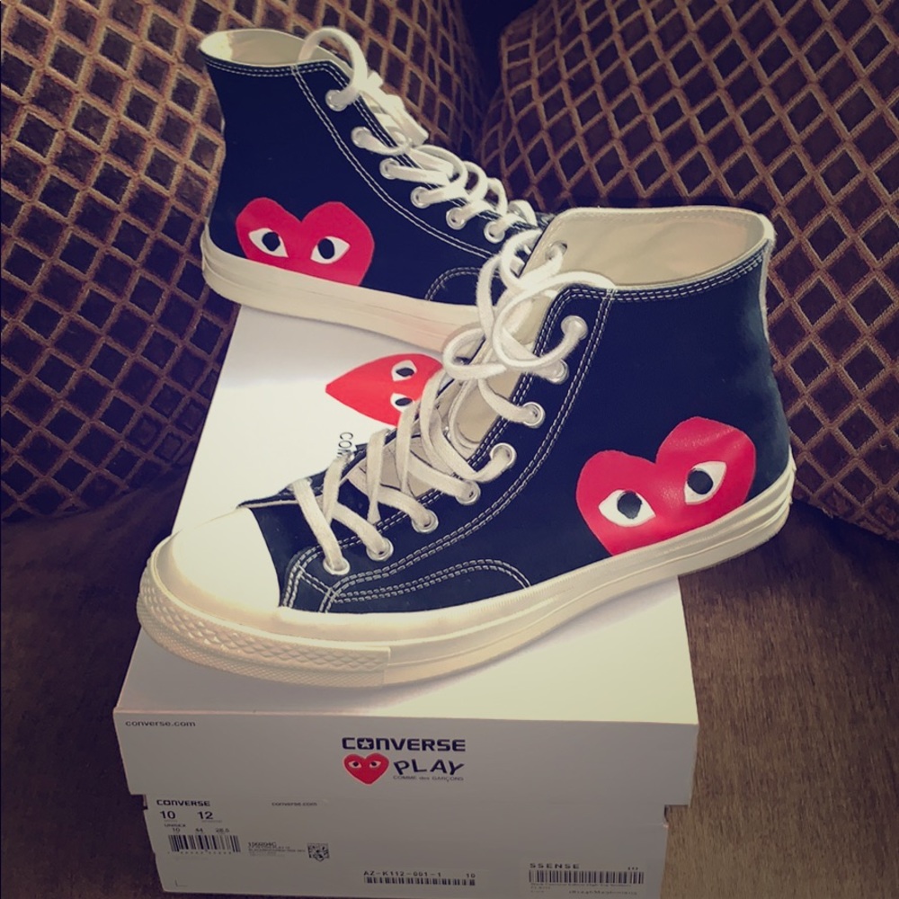 Hi top Comme Des Garçons Converse